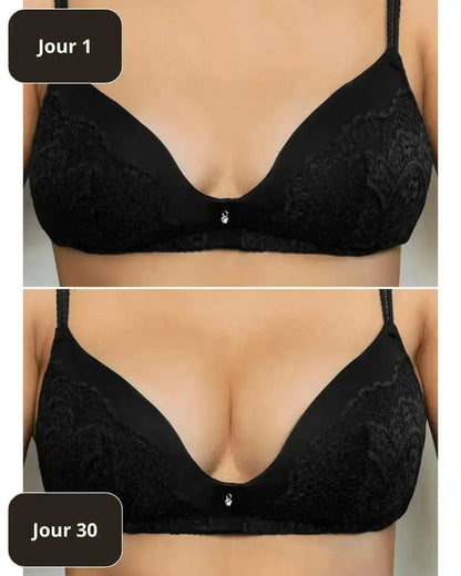 Brassière massante et galbante Montainoir™ - Noire Obor